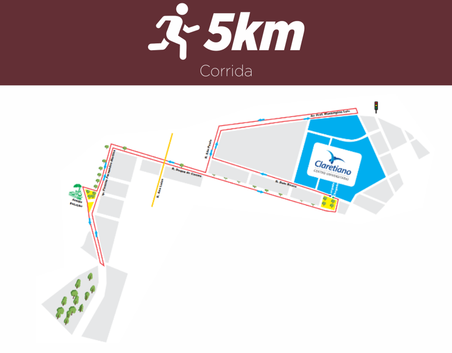 Trajeto 5km